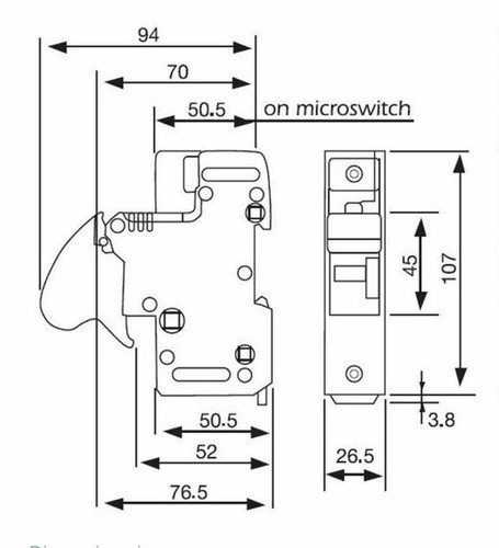 Mersen 14 x 51 mm Sicherungshalter modular 50A 690VAC 1polig - Bild 5 von 5