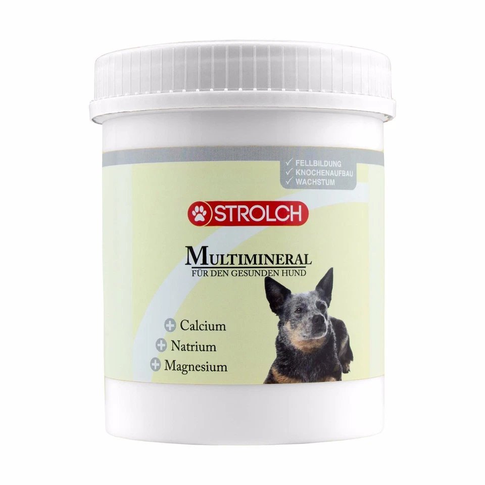 KLAUS GRITSTEINWERK Strolch Multimineral 1 kg Mineralstoffmischung mit Vitaminen für Hunde