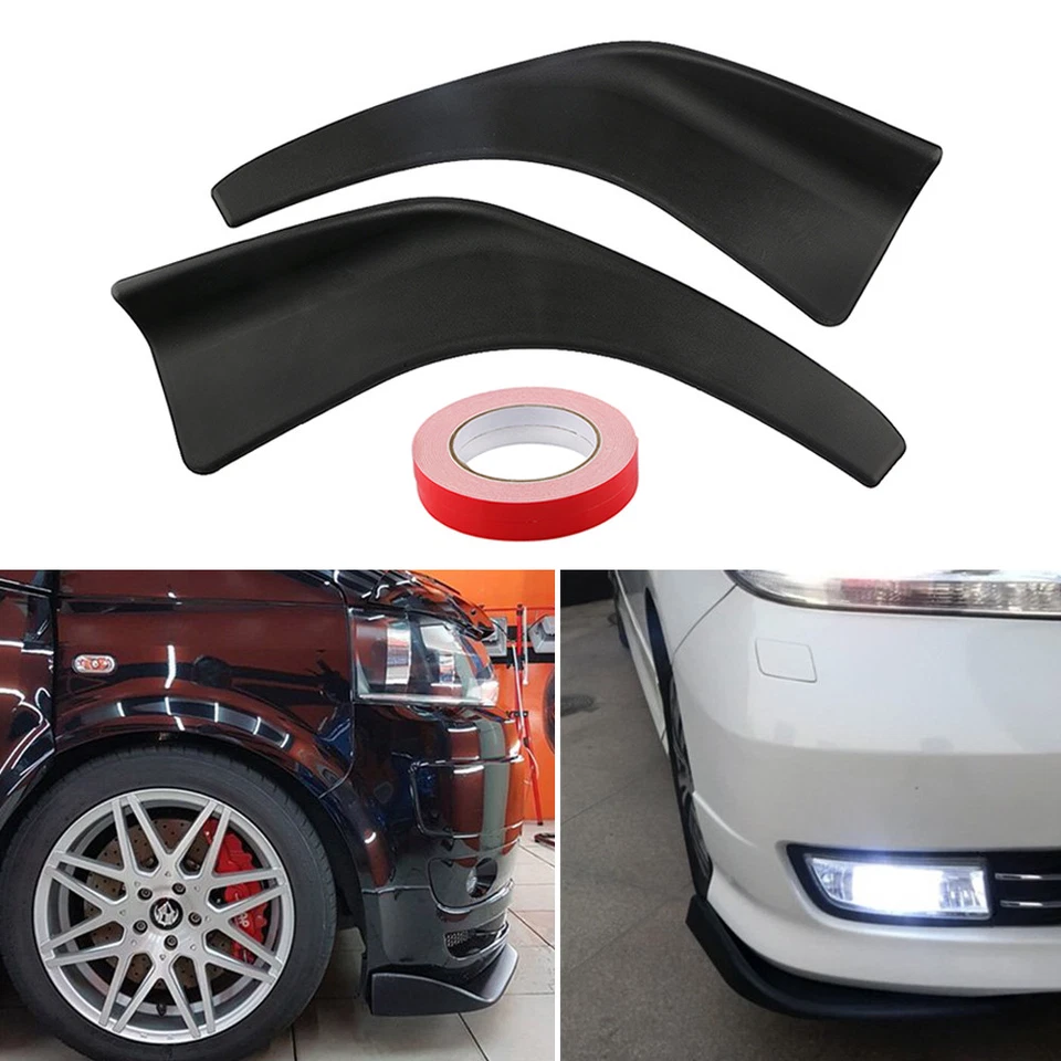 2 автомобильных передних дефлектора спойлера диффузора бампера лопаты для кузова - Изображение 2 из 4