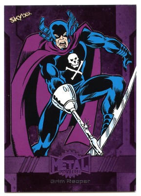 2024 Marvel Metal Universe Avengers Purple FX Parallel 144 - Grim Reaper #/199