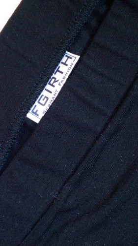 Schwarzes Bandeau-Kleid Bio Baumwolljersey deutsche Produktion - Bild 5 von 5