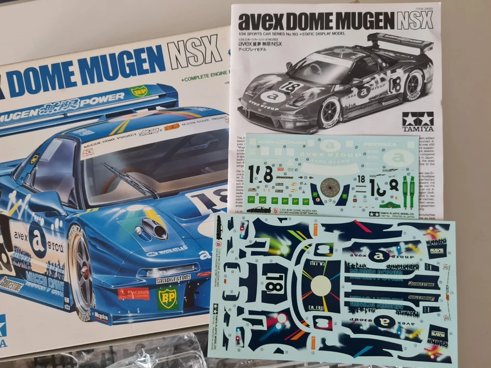 Tamiya 24193 1/24 Avex DOME Mugen NSX Plastic Model Kit - Immagine 4 di 4