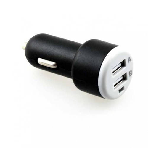 BLACK 2-PORT USB 3.1A RAPID CAR CHARGER DC SOCKET POWER ADAPTER For CELL PHONES - 第 1/4 張圖片