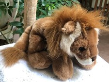 Aurora World 16" Lion Plush Stuffed Animal colorful tag