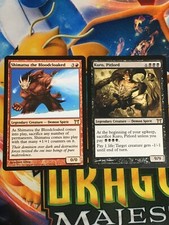 C5325 MAGIC MTG CHAMPIONS OF KAMIGAWA KURO, PITLORD SHIMATSU BLOODCLOAKED MP-HP