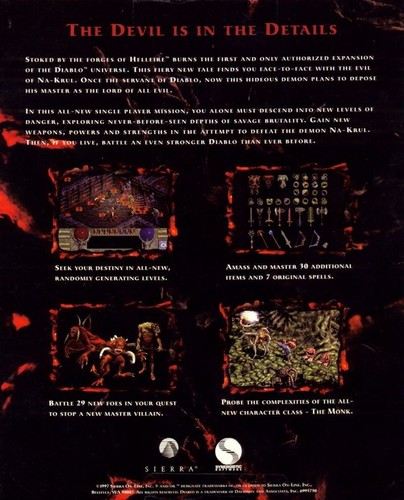Diablo + Hellfire Expansion PC Game 1996 Windows 7 8 10 11 - Picture 4 of 4