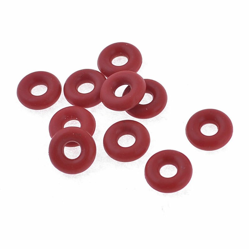 Silicone o-rings, Red  Size 011  5/16" ID, 7/16" OD, 1/16" CS   Price for 10 pcs
