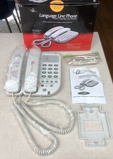 Language Line Phone LL-1900 Interpreter 140 Languages Dual Handset New