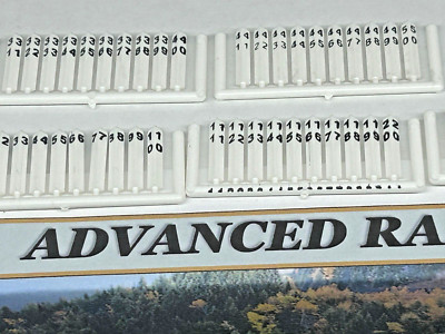 MILEPOST DISTANCE CONRETE MARKERS #1-50  HO Scale DETAIL  BACKGROUND SCENERY NEW