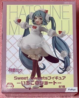 Hatsune Miku Sweet Sweets Figure Strawberry Shortcake Figure FuRyu | eBay UK