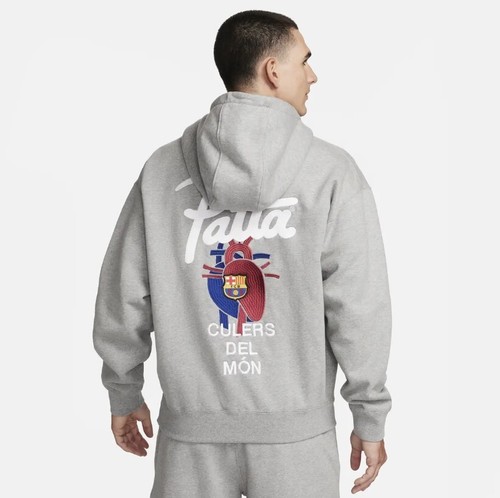 Nike FC BARCELONA X PATTA SOLO SWOOSH SUDADERA GRIS HOMBRE Talla XL FD4147-063 - Imagen 2 de 5