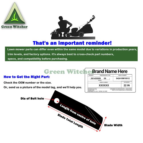 Australian Made Blade Kit For 19" 20" Victa Mowers CA09393S CA09319S CA09470S - Picture 2 of 6