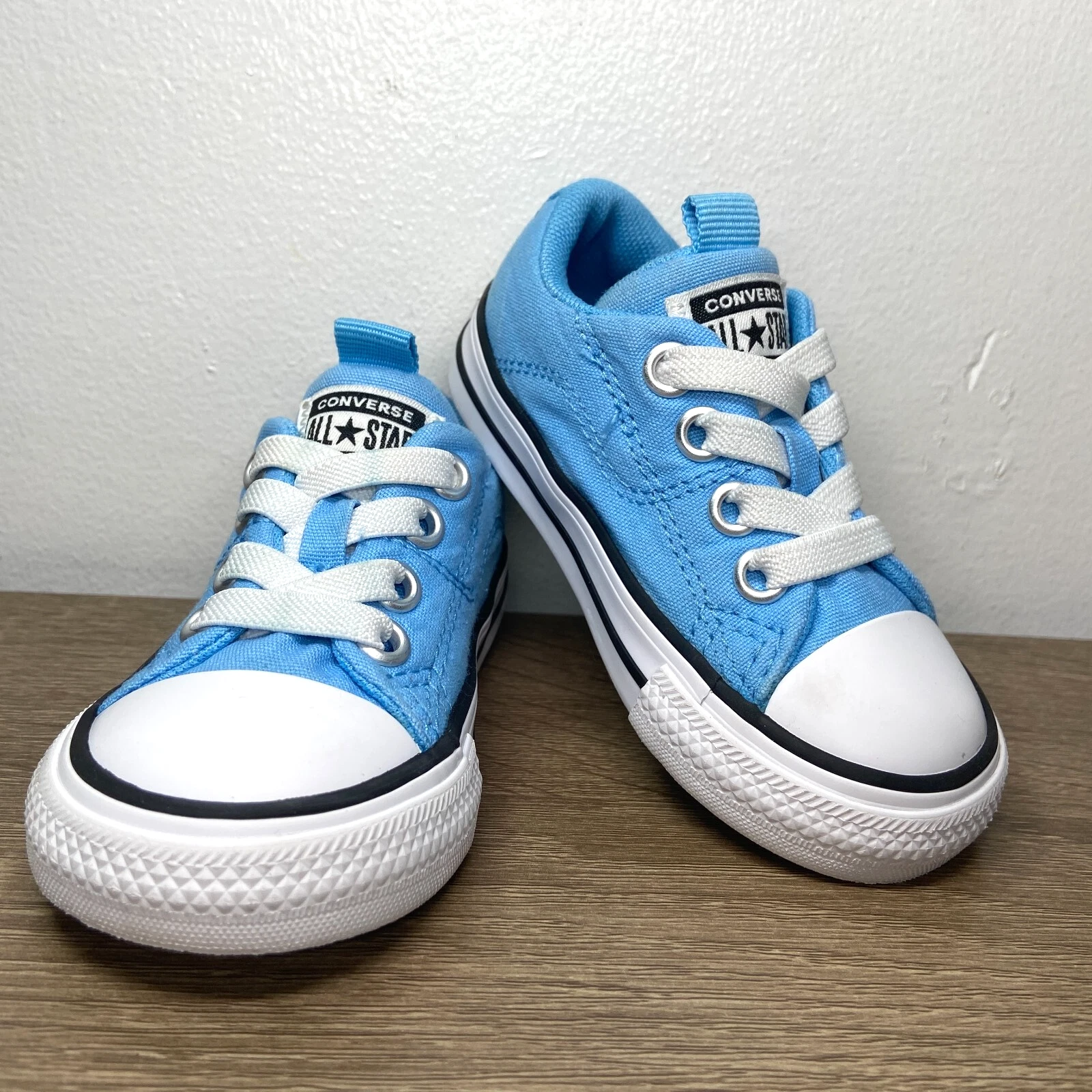 Scarpe basse Converse neonato taglia 5 blu bambino bambino Chuck Taylor All Star
