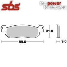 PAIR OF BRAKE PADS 728LS 728 LS YAMAHA 1000 YZF R1 2002-2003