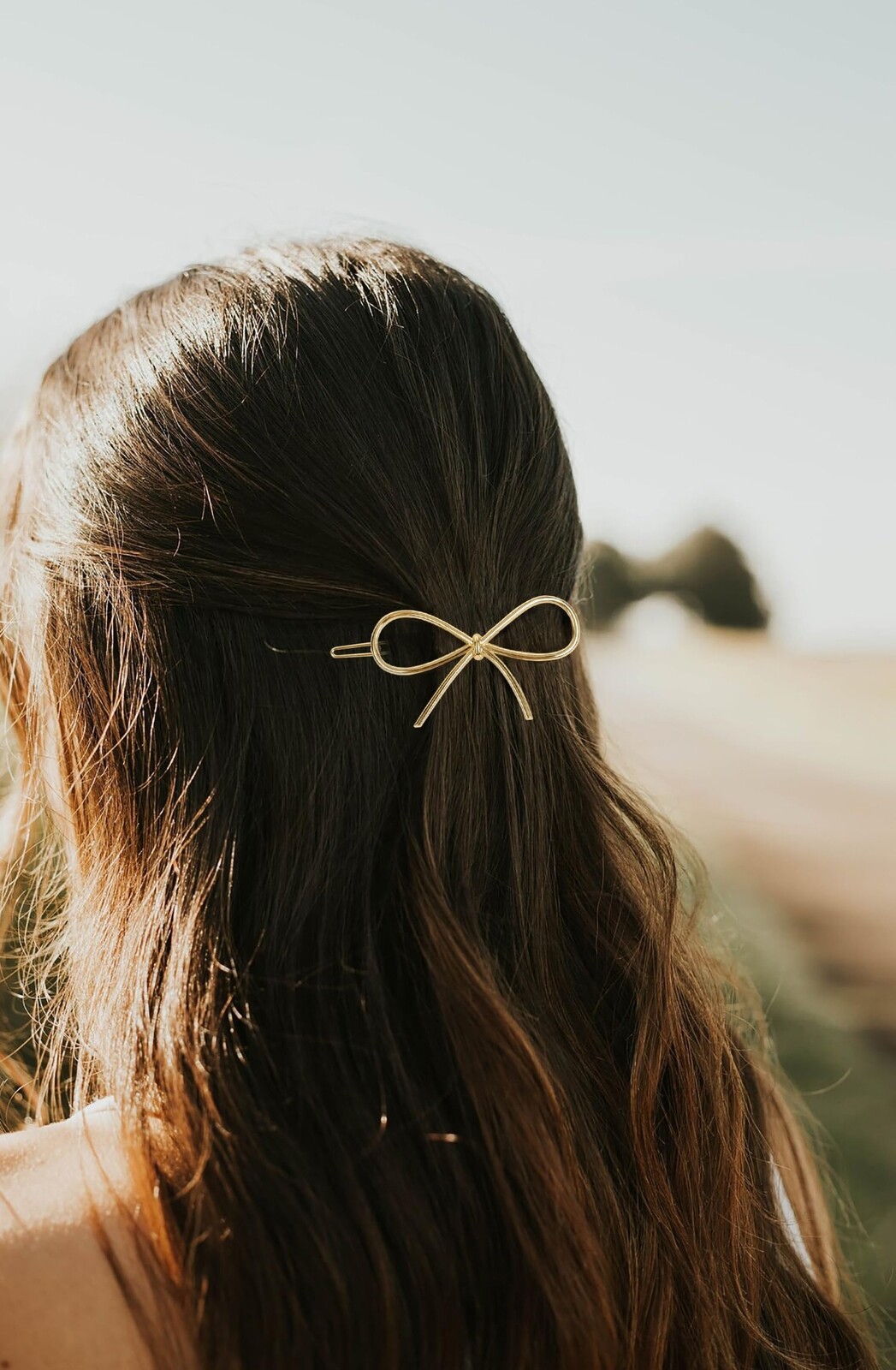 4Pcs Minimalist Bow Metal Hairpins - Simple Stylish Hair Gift