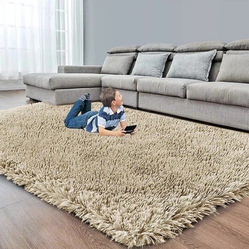 Heavy Thick Shaggy Rugs Large Living Room Bedroom Carpet Non Slip Hallway Runner - Picture 2 of 54