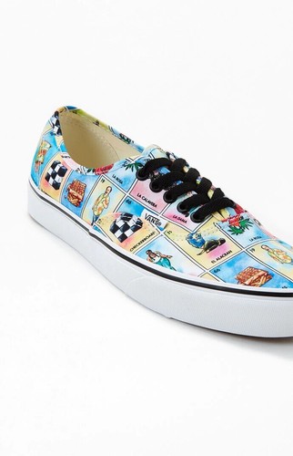 loteria print vans