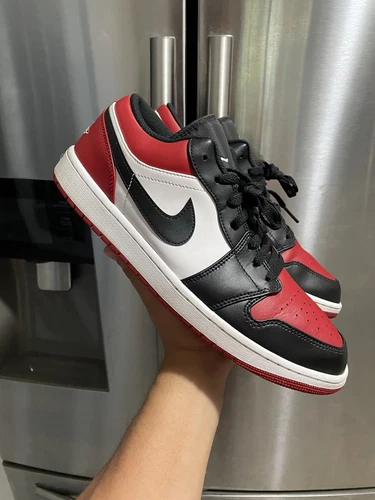 Air Jordan 1 Retro Low Bred Toe 2021 Size 13