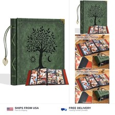 Photo Album 4x6 600 Pockets Large Capacity Leather Picture Album with Horizon...