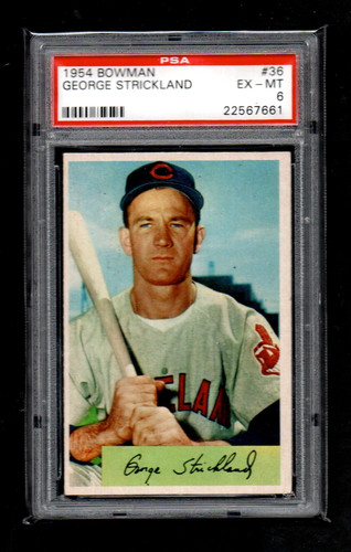 1954 George Strickland #36