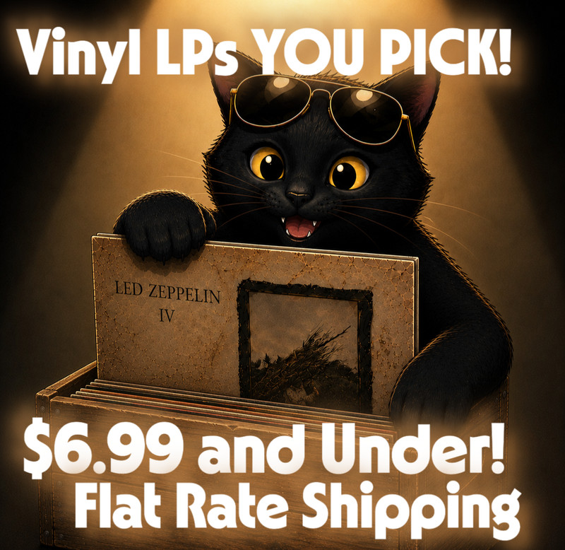 ROCK, POP, R&B Vinyl LPs!  YOU PICK.  $6.99 and UNDER!  $5 Flat Shipping!