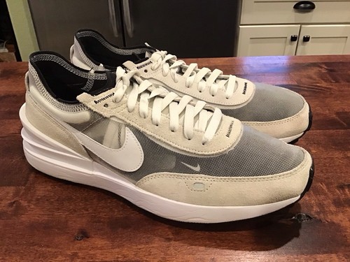 New NIKE WAFFLE ONE Shoes, SUMMIT WHITE, 10.5, DA7995-100 - 第 3/6 張圖片