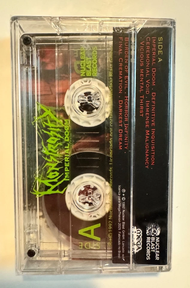 Monstrosity Imperial Doom Death Metal Cassette 2025 Mega Therion - Image 2 of 3