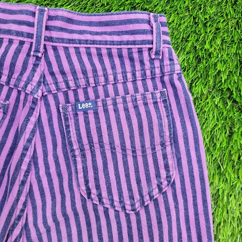 Vintage LEE Striped Shorts Womens 00 24x11 USA Union-Made - Bild 13 von 21
