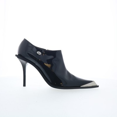 Diesel D-Tona SC Mules Womens Black Leather Slip On Pumps Heels Shoes