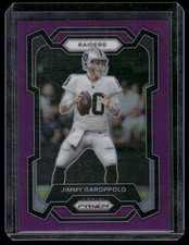 2023 Panini Prizm #176 Jimmy Garoppolo Purple #/125