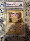 1999 Pokemon Base Set Unlimited PIKACHU Yellow Cheeks #58  PSA 8 NM-MT CC&G
