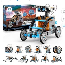 Sillbird Stem Kit Build your own Robot Solar New in Box Learning Toy Gift