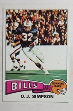 1975 Topps #500 O.J. Simpson (#4493)