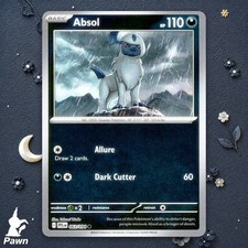 Absol Reverse Holo Common Phantasmal Flames 63/94 Pokemon TCG Card Near Mint