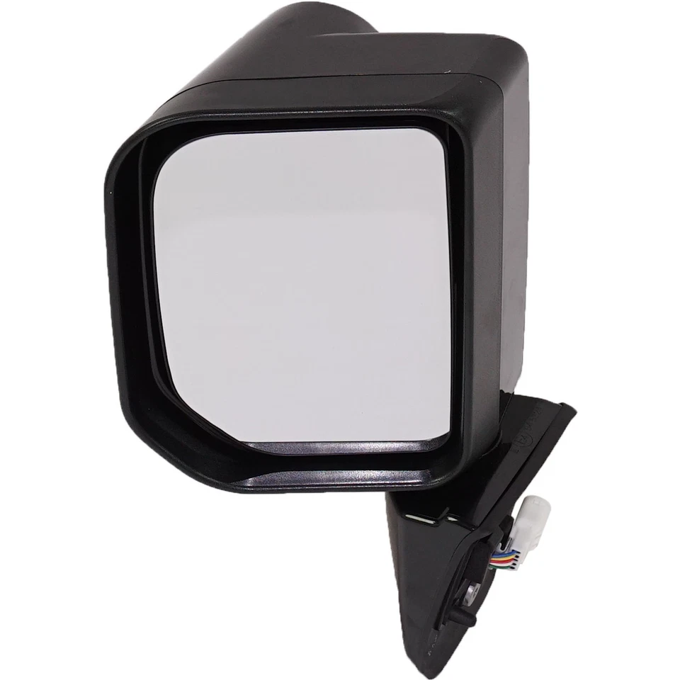 Fits Toyota FJ Cruiser 07-14 Set of Side View Power Mirrors Gloss Black w/ Lamps - Image 2 of 4