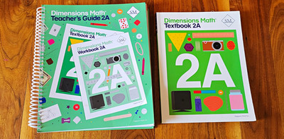 Dimensions Math Textbook 2A Set w/ Teacher s Guide & Textbook