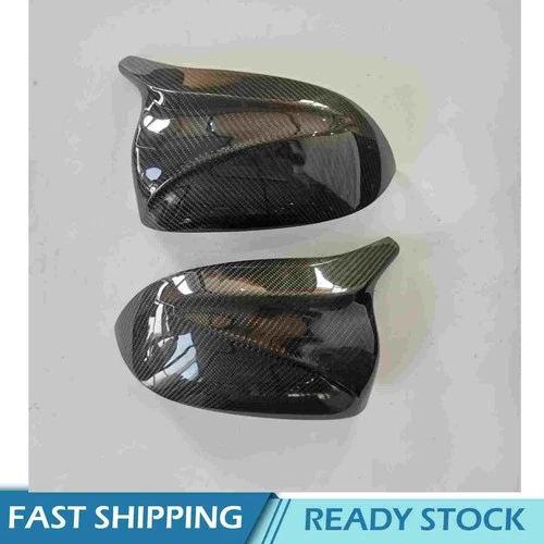 Real Carbon Fiber Mirror Cover Caps Shell Fits For BMW X3-X6 X7 G01-G03 G05 G06