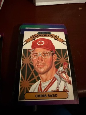 1988 Donruss Diamond Kings Chris Sabo #4 Cincinnati Reds