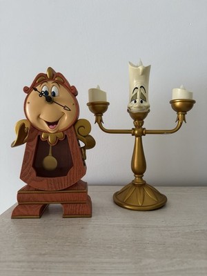Disney Die Schöne und Das Biest Cogsworth Uhr Unruh und Kerzenständer