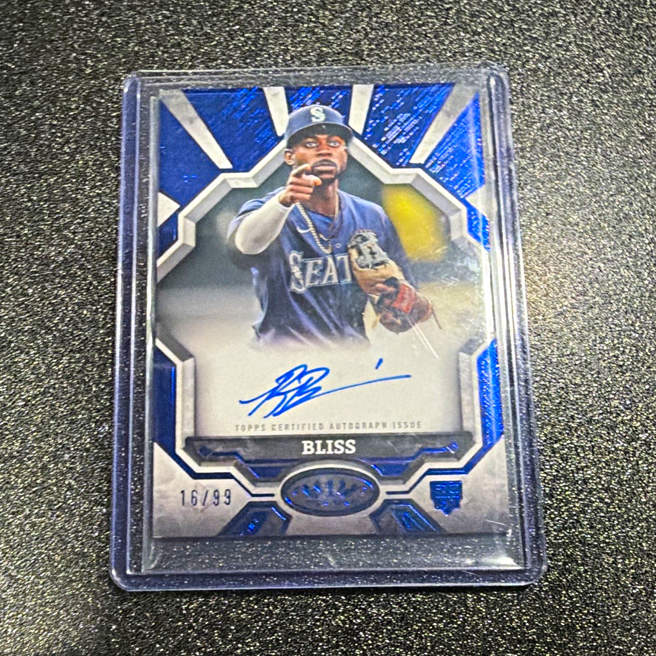 Topps 2025 Tier One Ryan Bliss Breakout Auto #BOA-RB Blue Foil /99 (RC,AU)