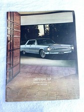 Original 1967 Chrysler Imperial Multi Page Color Sales Brochure Good Condition