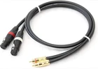 MOGAMI 2497 XLR Female to RCA Cable 2 Pack Neutrik Pro Audio Hi-Fi Japan
