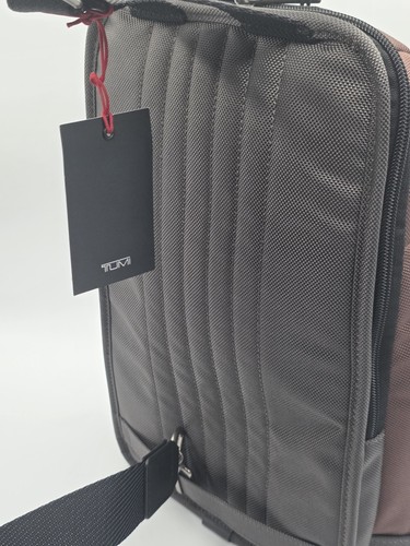NEW TUMI Higgins Sling Crossbody Day Bag Copper Gray and Black - Picture 7 of 13