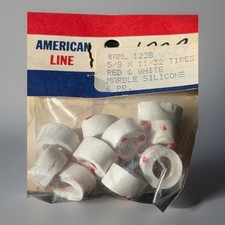 12x Aurora AFX 4 Gear Speciality Chassis by American Line 122b White/Red - NEW