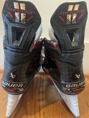 Bauer Supreme Mach Pro Stock Men's Ice Hockey Skates 6.5 D -Nearly New Steel