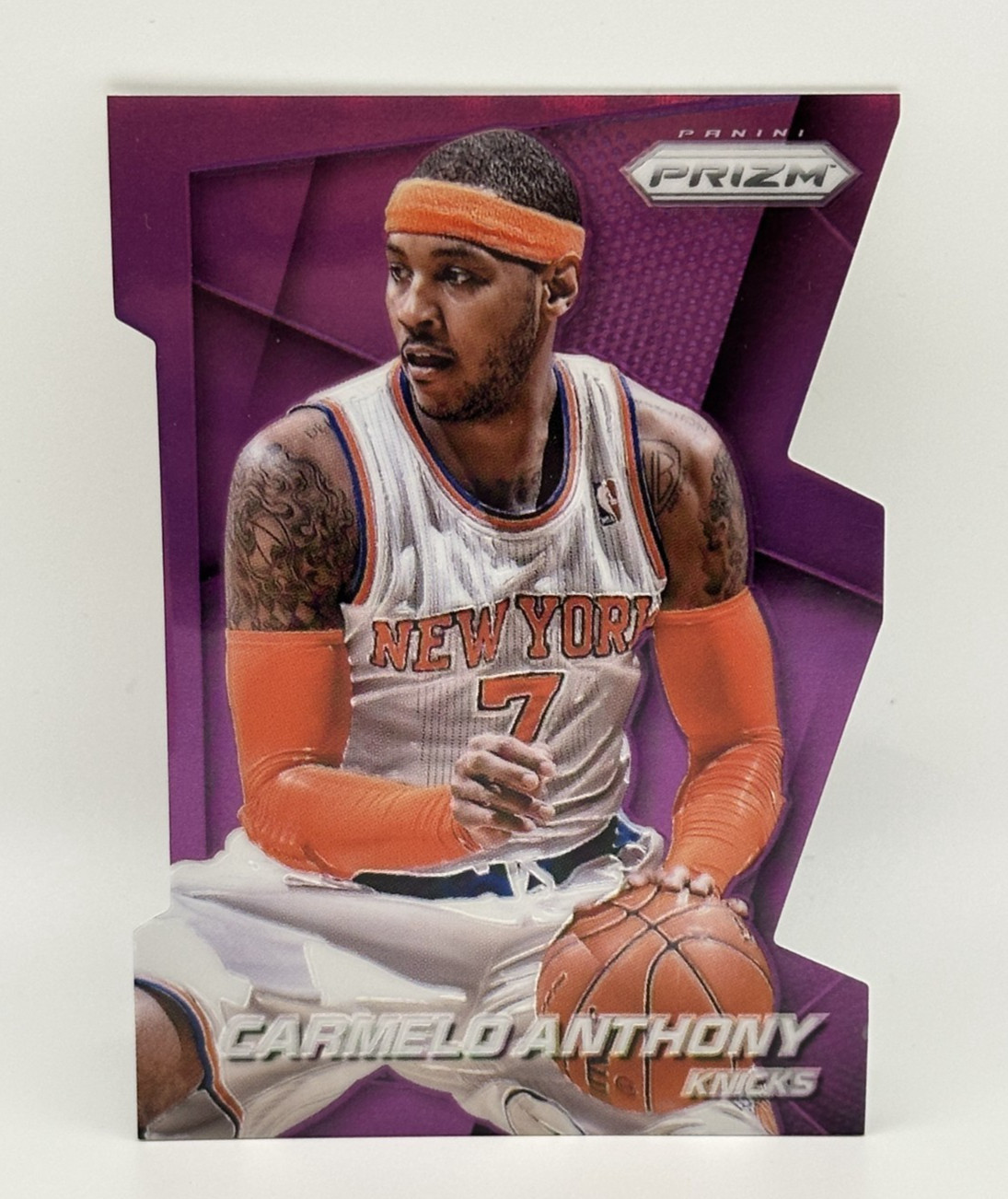 Carmelo Anthony 2014-15 Prizm Purple Die Cut /139