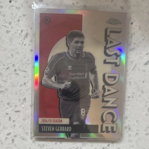 2025-26 Topps Chrome UCC Steven Gerrard Liverpool FC Last Dance