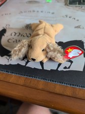 Ty Beanie Baby Spunky The Cocker Spaniel Brown Dog From 1997 Retired With Tags