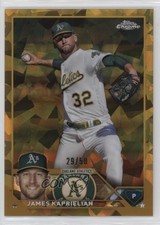 2023 Topps Chrome Update Sapphire Edition Gold 29/50 James Kaprielian k2f