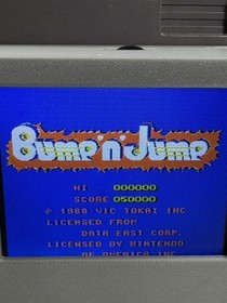 NES Lot of 5 Games: Bump n' Jump, Xenophobe, Tecmo NBA, Bases Loaded, MLB ...